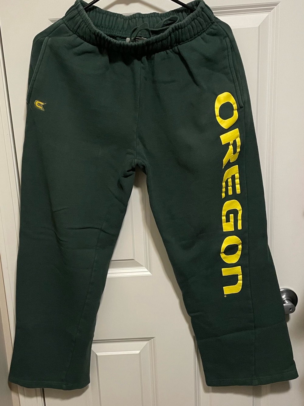 Colosseum Athletics Oregon Ducks Green Fleece Sweatpants – Size S